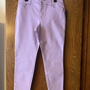 Chaps Women's Ankle Jeans in Lavender